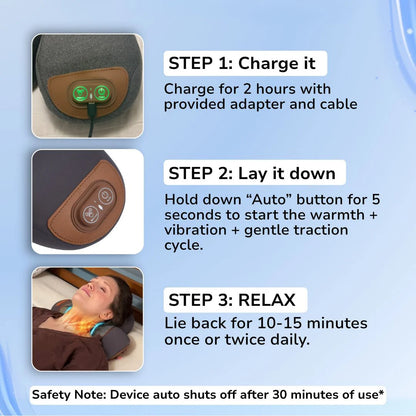 Soothera Heal™ Pillow Back Massager